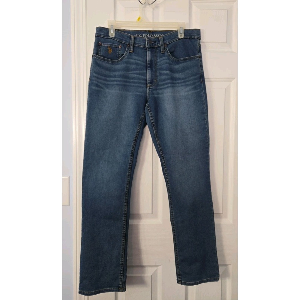 U.S. Polo Assn. Men's Blue Denim Jeans Size 32x30 Straight Fit Cotton